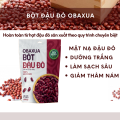 Bột đậu đỏ [ 1KG ] hữu cơ nguyên chất 100% OBAXUA - Dùng đắp mặt và dưỡng trắng toàn thân làm sạch sâu mặt nạ dưỡng da giúp da trắng mịn màng hiệu quả. 