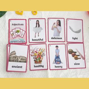 English adjectives Adjectives Flashcard 48 Zhang Childrens English learning: adjective flashcards