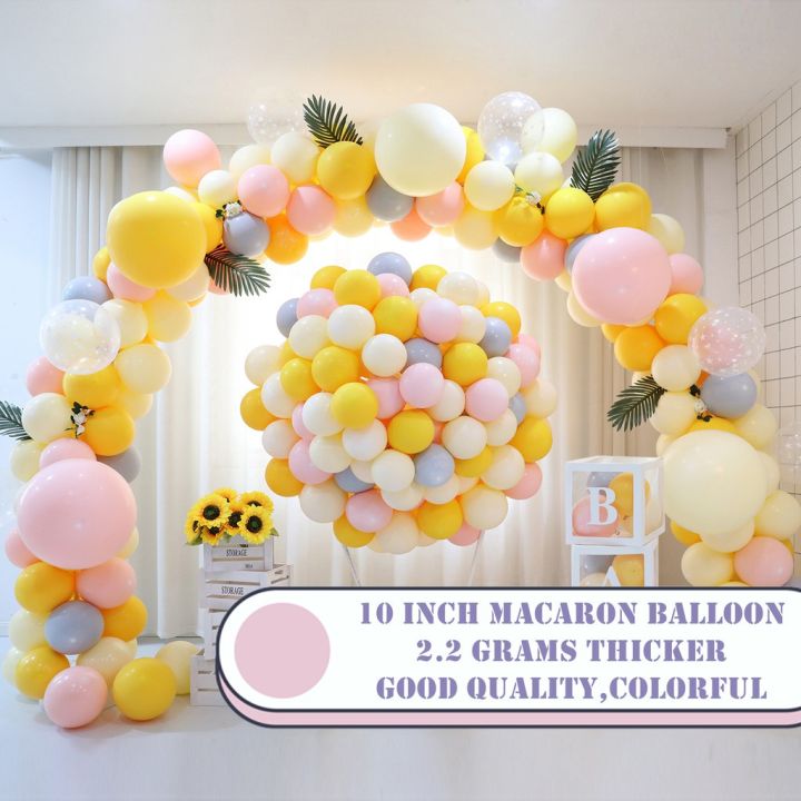 10-200 Pack Macaron Pastel Balloons - Baby Shower Birthday Party Decorations UK