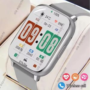2024 New Smartwatch Men Women Bluetooth Call Always Show Time Heart Rate Sports Waterproof Smartwatch For IOS Android PK Hello Watch 3 Plus 智能手表
