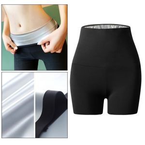 Black Sports Sweat Five-Point Pants Womens Fitness Running Sweatpants Fat Blow-Up Sweatpants Bodybuilding