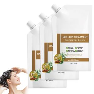 Anti Hair Loss Shampoo 2025 Anti-Hair Fall Hair Loss Shampoo Oil Anti-Hair Fall Promote Hair Growth Women Men Rich in Various Plant Extracts (300ml3pcs)