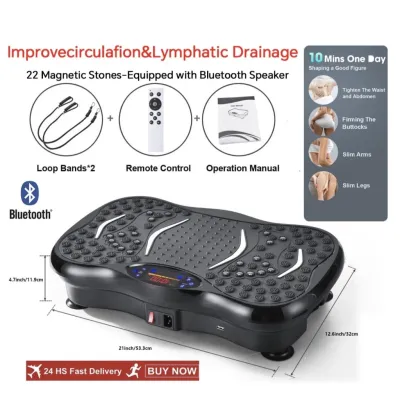 Body Vibration Slimming Machine Vibration Plate Shaker Adjustable Speed Exercise Machine