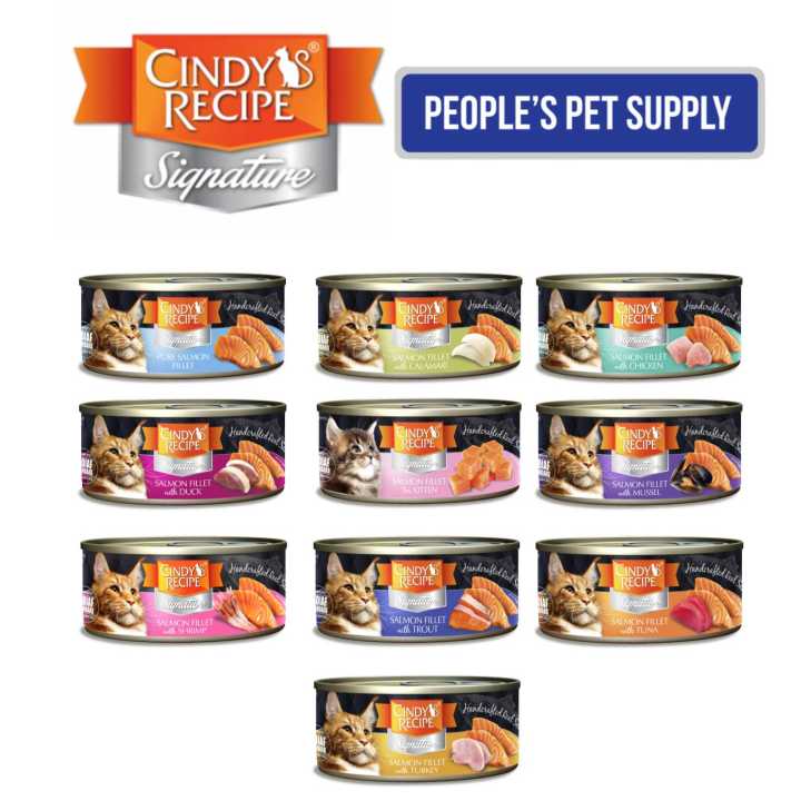 [People's Pet] Cindy's Recipe Signature Cat Canned Food 70G Lazada