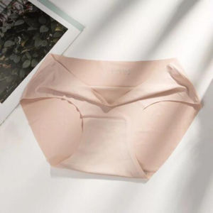Ice Silk Panties Seamless Women Underwear Middle Waist Seluar Dalam Wanita Women Briefs Underwear Panty