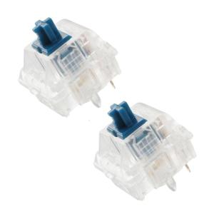 Zealios Zilent V2 Tactile Switches MX Style 5pins Mute Blue Switch for Mechanical Keyboard Shafts 62g 65g 67g 78g Force