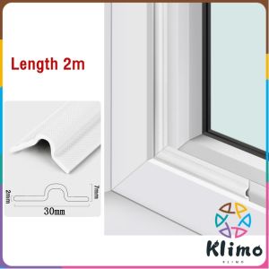 Klimo 2m Waterproof Foam Seal For Sliding Window Door Gap Window Sealing Strip Sealer Self Adhesive Tape