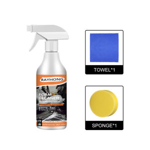 RAYHONG Multi-Purpose Foam Cleaner Anti-aging Cleaning Car Interior Leather Seat Spray Car House Seat Interior Auto Accessories Cleaning Multi-Functional Home Cleaning Foam Spray Foam Cleaner Spray Multi-purpose Anti-aging Cleaner Tools Car Interior Home