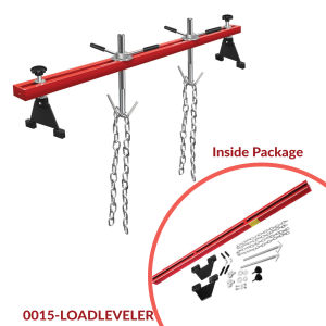 1.5M 500KG Engine Support Bar Transverse Lifter Dual Hooks Engine Leveler Chain Automotive Car Repair Tool Enjin Kereta