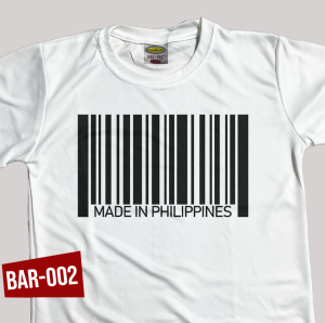 Barcode made in Manila Sports Basketball Running gym Shirt Sublimation Print