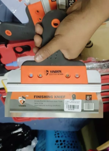 Kape raskam Stainless Steel Dempul Scrapper Skim Coat Semen Plesteran Mengisi Pisau Baja Scraper Trowel YINDON 30cm