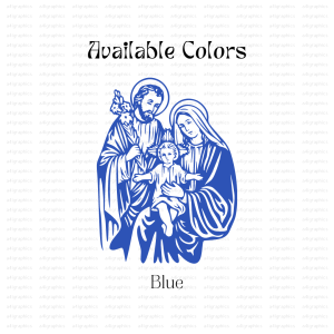 A4i Graphics Holy Family Vinyl Sticker 10"x13"