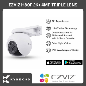 Ezviz H80F 2K+ Triple Lens Smart IP Camera CCTV Wireless Outdoor