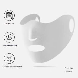 SERENEGLOW Full-Face Sun Protection Mask for Women Breathable Ice Silk UV Shield with Hyaluronic Acid Reusable Washable Outdoor Riding Neck Cover