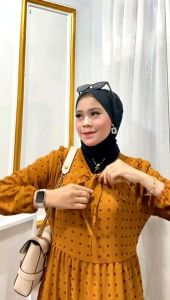 GAMIS CRINCLE URAGIRI DOBY|GAMIS WANITA TERBARU|BAJU GAMIS WANITA KEKINIAN|OOTD FASHION|BAJU LEBARAN|FASHION WANITA