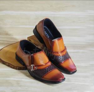 Pantofel Pria Kerja / Pantofel paskibra / Pantofel Kulit Premium Lozta Ab 02 / Terlaris Cod