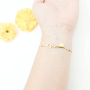 Gelang Tangan Mollie 02 Titanium Premium Quality Tidak Berkarat Dan Tahan Lama GS0016