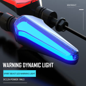 RideSync Motorcycle Signal light 12V Flowing Water and Arrow Style Double Sided Tail Light Motorcycle Universal 2PCS