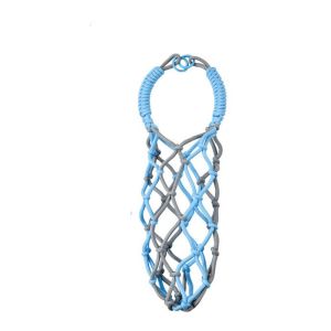 KAWAIIR Hollow Out Water Bottle Mesh Bag Woven Net Mesh Coffee Cup Bag Portable With Buckle Cup Holder Outdoor Camping