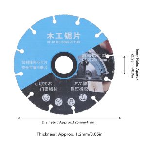 Woodworking Saw Blade Angle Grinder Diamond Cutting Wheels Disc For Wood Mr Hardware