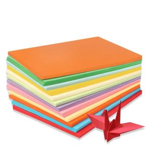 Sét tệp 100 tờ giấy gấp Origami giấy thủ công gấp hạc hoa nhiều kích thước -Aeneas Shop