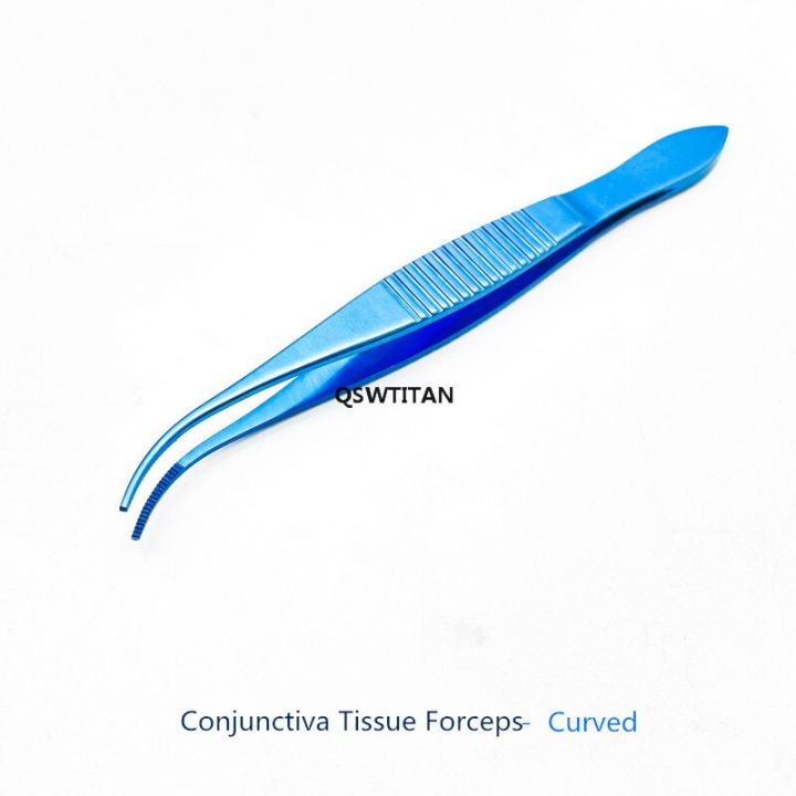 Jiayi Ophthalmic Tissue Forceps Conjunctiva Titanium Tissue Tweezers