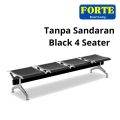 KURSI DUDUK BANDARA BESI STAINLESS/ KURSI TUNGGU TANPA SANDARAN 4 SEATER. 
