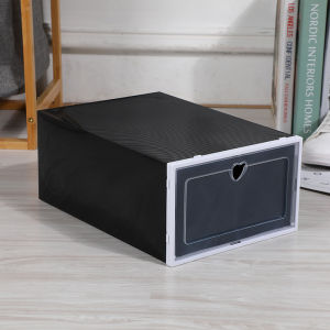 Hộp Đựng Giày Hộp Giày Lắp Ráp Nắp Nhựa Cứng Chịu Lực Tốt Nhiều Màu