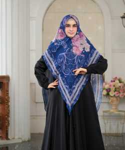 Hijab Ceruti Printing By Ab Goes Ab821 Series / Khimar Tnp Gamis