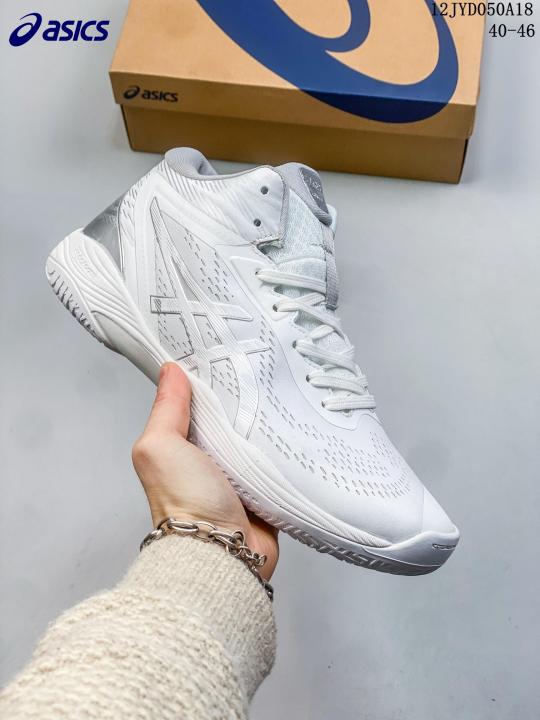 เอสิคส์ asics gelhoop v14 v15 mid top basketball shoes รองเท้าวิ่ง