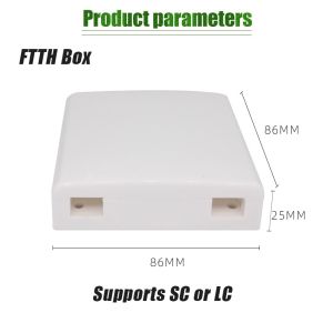 Fiber Optik Roset 2 Core kosongan Logo Telkom Box Termination kabel FO FTTH