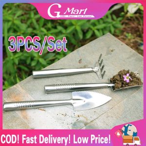 HS Tools 3PCS/SET Stainless Steel Garden Tools Set Mini Tools Gardening Kit Hand Tool DIY Tool Stainless-Steel-Gardening-Kit