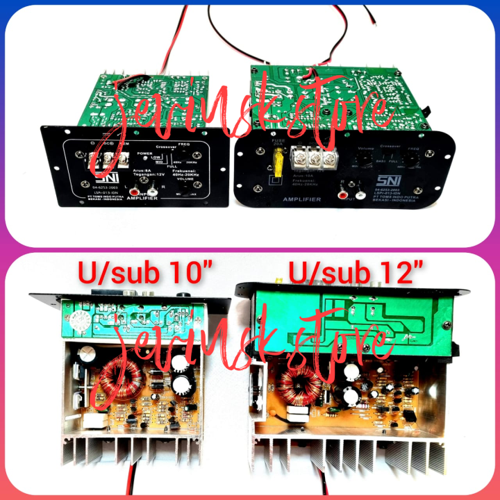 POWER AMPLIFIER UNTUK BASSTUBE / MESIN BASSTUBE 10INCH 12INCH Lazada