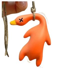 Color Changing Roasted Duck Car Pendant Decompression Toy