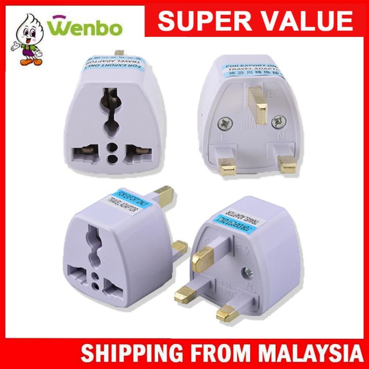 WENBO Universal 3 Pin Plug Adaptor 2 Pin US EU CHINA Multi Pin To ...