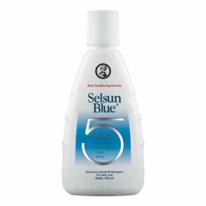 SELSUN SHAMPO CONDITIONER Series Anti Ketombe Blue 5 Herbal Flower Perawat Rambut - Kosmetik Herbal Online