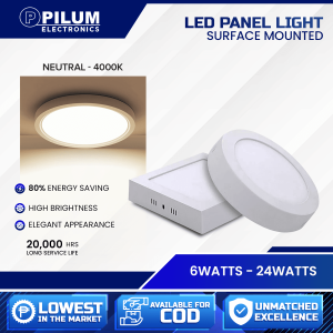 Pilum LED Surface Mounted Panel Lights 6w 12w 18w 24w / Pin light LED Downlight / Pin Lights Modern Design / Ceiling Lights Modern Design / Office Lights / Home Lights / Warm White / Daylight
