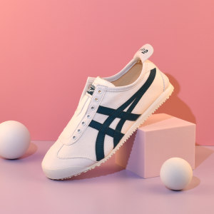 2024 Original Tiger Shoes Mens and Womens Fashion Versatile Sports Shoes Classic Versatile Casual Shoes Soft and Comfortable Canvas Shoes White/Dark Green