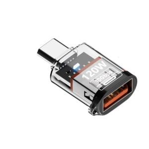 USB C Male to USB3.2 Female Adapter Support 10Gbps Data Transfer 120W Charging Type-C OTG Converter for Cellphone Tablet