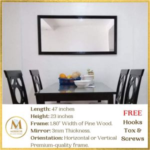 Wall Mirror with Wood Frame 23 inches x 47 inches