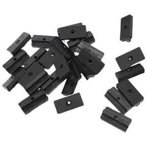 Pack of 100 Plastic Deck Fasteners Strong Composite Flooring Clips Simple Installation for Outdoor Decking Installation
