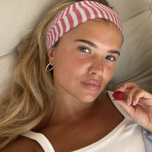 American Sweet Striped Ladies Hair Bands Stretch Print Stylish Korean Sports Fabric Hair Bands Yoga Ladies Vintage Hair Bands