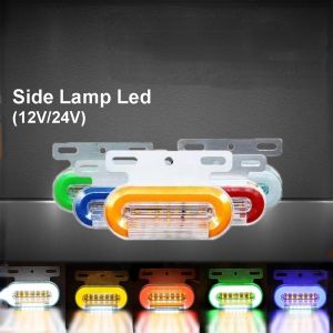 12V 24V Side Lamp Led Side Marker light Indicator Warning Lamp Waterproof Truck Trailer Truck Front Signal Light Indicator Light Lori Lampu Tepi Isyarat Truck Lori