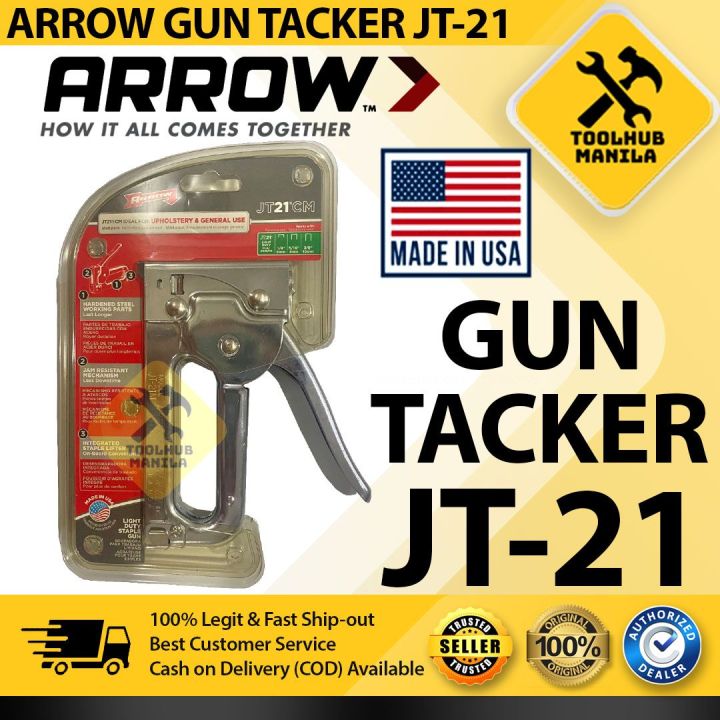Arrow JT21CM Gun Tacker Professional Staple Gun Made in USA Lazada PH