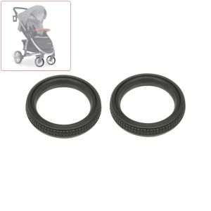 Custom Wheel Tire For Easygo Optimo Buggy Front Or Rear Wheel Tyre Cover PU Tubeless DIY Replacement Baby Trolley Accessories