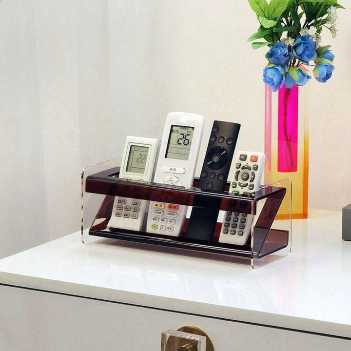Rectangular Remote Storage Remote Control Storage Box Simple Large Capacity Sundries Organizer ...