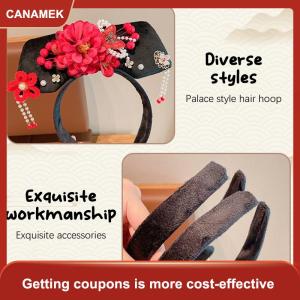 【CANAMEK】 Công Chúa Cổ Đại gege Tòa Án Hoàng Gia mũ chụp ảnh phụ kiện băng đô Hanfu sườn xám Truyền Thống Trung Quốc