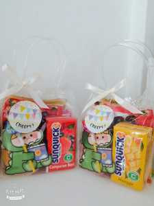 10sets snacks goodies bag birthday party doorgift event 6in1
