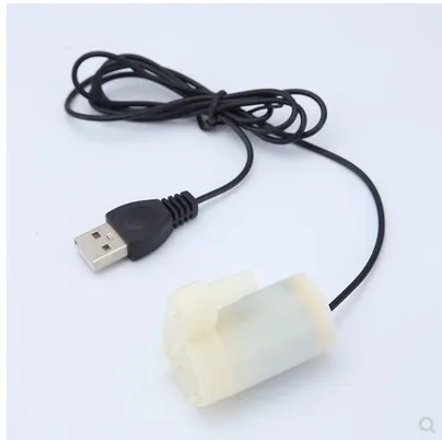 Động cơ bơm chìm mini 3-5VDC đầu USB lưu lượng 1,2L -1,6L/phút bơm tiểu ...