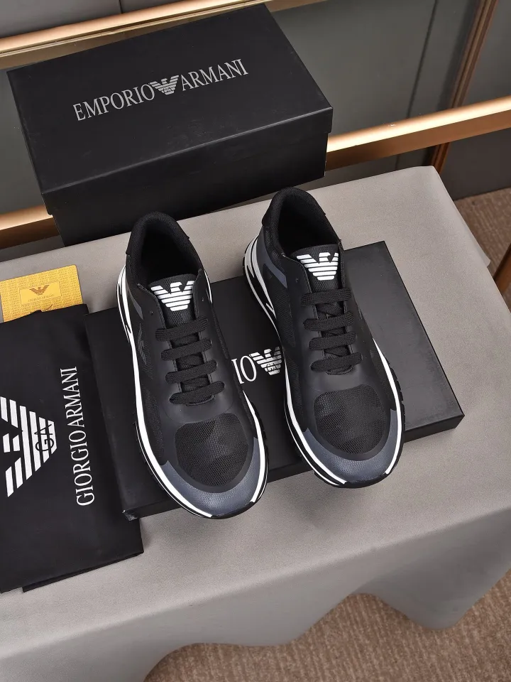 High end Gift Box Original ARMANI New Style Running Shoes for Men